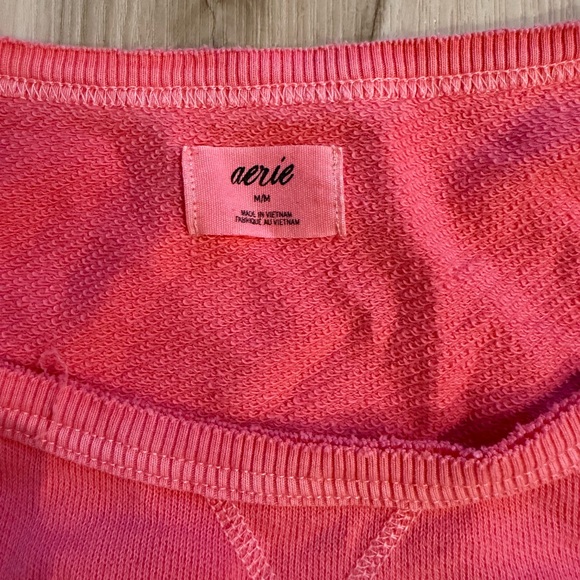 Aerie Coral Knit Top - Picture 2 of 4